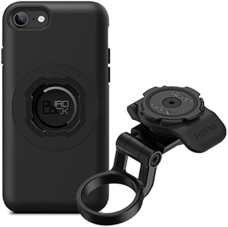 Quad Lock Stem Cap Mount (Adjustable) Bike Kit with iPhone SE (3rd Gen) MAG Case