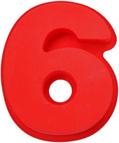 9-teilige Silikon Backformen Zahlen 0-8 - Antihaft & Wiederverwendbar