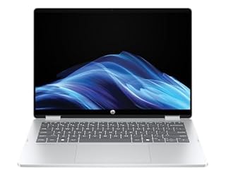 HP Omnibook 5 Flip 14-fp0000sf Ordinateur Portable Convertible 14" WUXGA IPS Tactile, PC Portable (Intel Core i7-1355U, RAM 16 Go, SSD 512 Go, Intel Iris XE, Windows 11), Laptop Argent, AZERTY