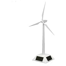 Wind Turbine, Mini Solar Powered Driving Wind Turbine Model Toy nerator Windmill