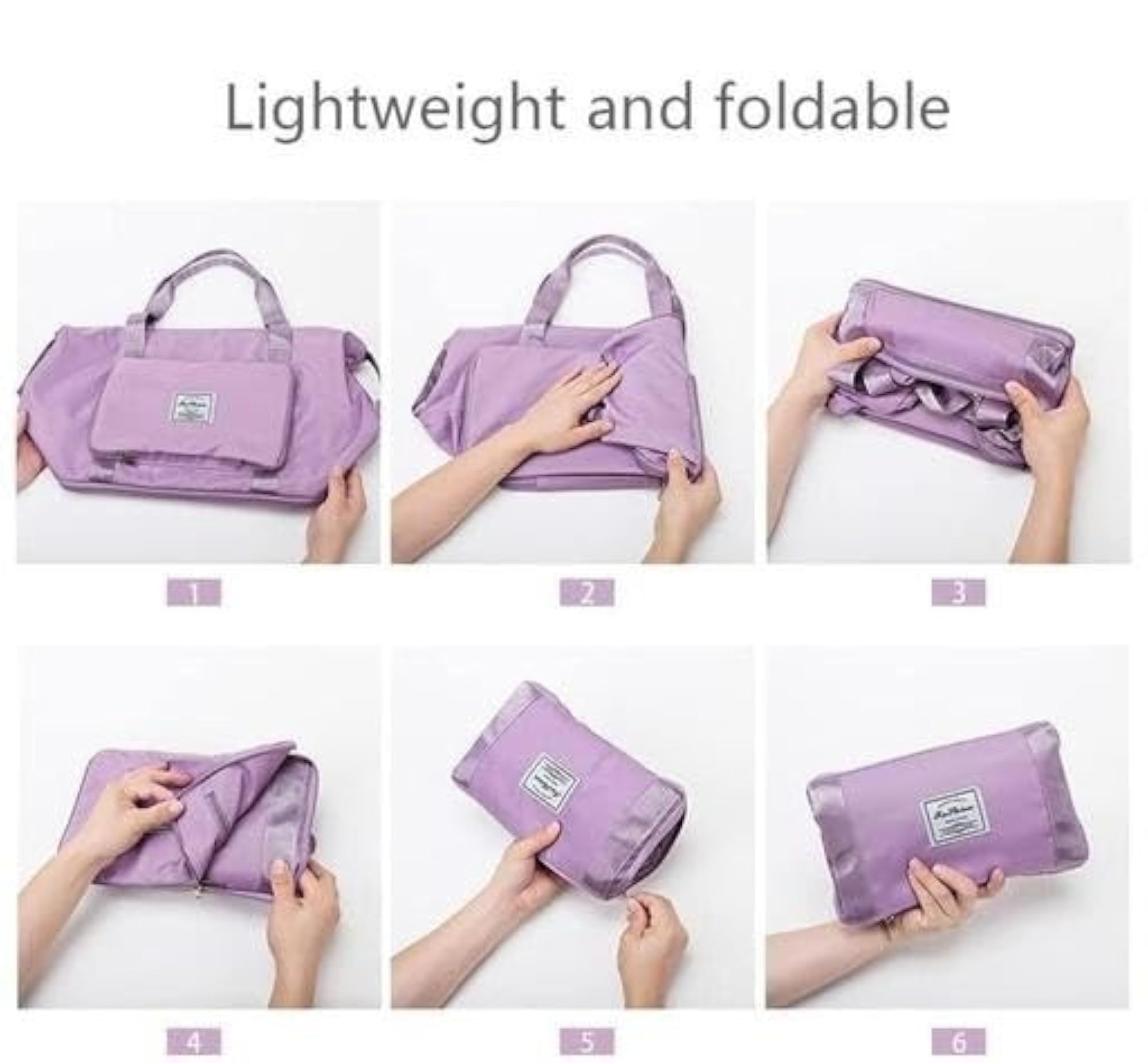 Large Capacity Foldable Travel Duffel Bag Lightweight Expandable
