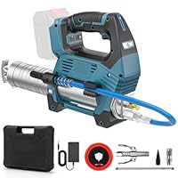 Akku Fettpresse, 12000 PSI Fettpresse Batteriebetrieben Elektrische Fettpresse Kompatibel mit Makita 18V Lithium Akku, Bürstenlose Fettpresse, Ausschließlich für Schüttfett & Buttertube (no Batterie)