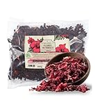 FRISAFRAN | Flor de Hibisco 400g | Hibiscus Sabdariffa | Flor de Jamaica para Infusión | Té de Hibisco | Sabor Ácido y Refrescante | Uso Frío o Caliente | Hojas Enteras