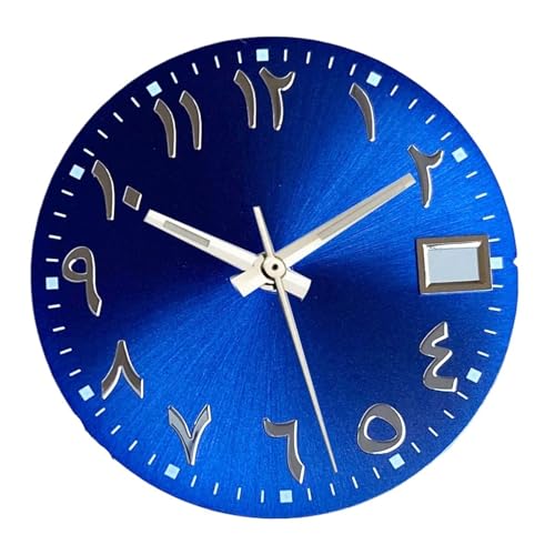 1pc 28.5 �~�����[�g���u���b�N�u���[�O���[�����v�_�C�����t�F�C�X SKX NH35 NH36 �����^���_�C�r���O�j�������Ƀt�B�b�g(E-SET)