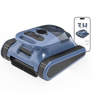 (2026 Upgrade) Cordless Robotic Pool Cleaner, Pool Vacuum for Inground Pools, Wall and Waterline Cleaning, Powerful Suction and Replaceable Battery, 180 min Battery Life for Pool Up to 2150 Sq.ft