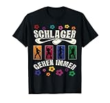 Retro Schlager Kostüm das Outfit zur Schlagerparty T-Shirt