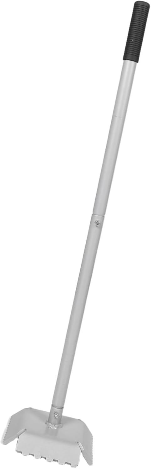 MERRYHAPY Garbage Compactor Tool Manual Bin Squasher for Efficient Trash Compression Stainless Steel Waste Crusher for Home Office Rv Use Space Saving Trash Can Masher