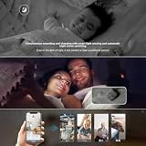 QWBSER 2025 ukryta kamera wewnętrzna, 1080p wewnątrz/na zewnątrz kamera szpiegowska Wi-Fi kamera otworkowa, odpowiednia do biura domowego, kamera z noktowizorem dla bezpieczeństwa, nadzór w czasie