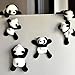 Yqs Aimant de réfrigérateur 1pc Mignon Doux en Peluche Panda Aimant réfrigérateur Autocollant Decal Cadeau Souvenir Caricatures Décoration intérieure Accessoires de Cuisine Nouveaux