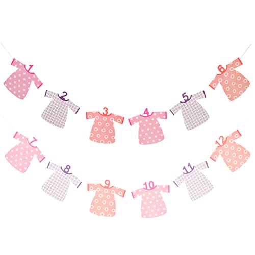 Gatuida 6 Conjuntos Em Forma De Celebração Primeiras Decorações Para Decoração De Aniversário De Árv