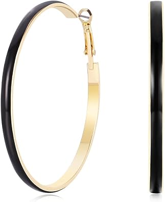Big Chunky Hoop Earrings for Women