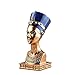 Ancient Egyptian Queen Nefertiti Statue Small Head and Bust Resin Statue Figurine Sculpture Home Decor Crafts 4.5