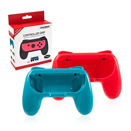 New World More Comfortable Joy-Con Controller Grips For Nintendo Switch TWIN PACK Black