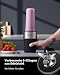 SHARDOR Smoothie Maker, 900W, StandMixer mit 2 * 650ml Flasche, Mittel