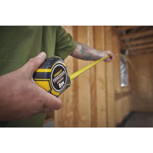 STANLEY FatMax Maßband Bandmaß PRO Autolock (Maßband 8 m Länge, 32 mm Klingenbreite, austauschbare Haken, Mylar Schutzschicht… – Ansicht 4