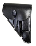 Premium Black Leather WW2 Walther PP PPK Holster