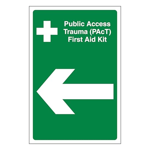 Kit de premiers secours flèche gauche V Safety pour éviter la panique