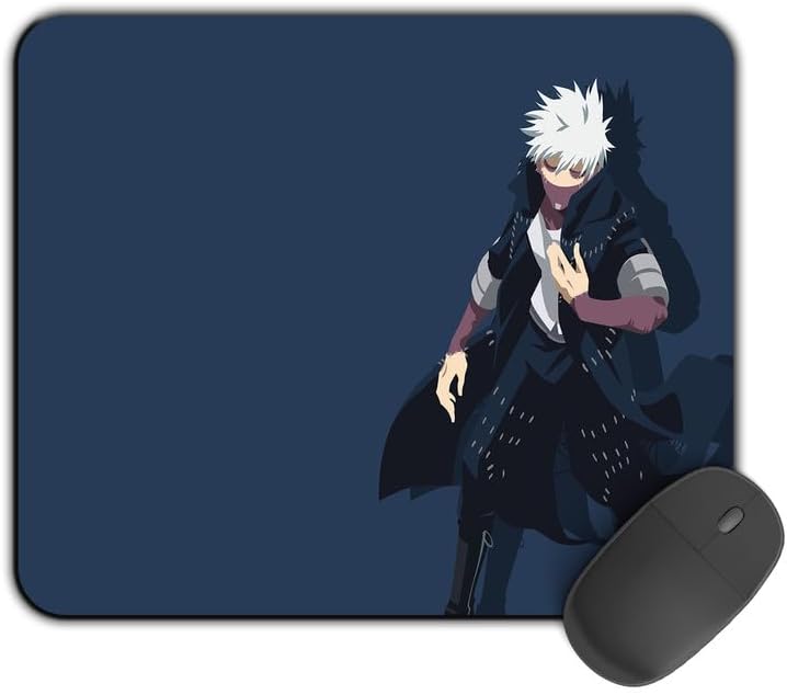 Printed Design Mouse Pad Dabi Illustration (200MM X 240 X 3MM) Enhance Gaming and Work Performance Comfortable and Precise Non-Slip Water Proof My Hero Academia Mouse Pad.