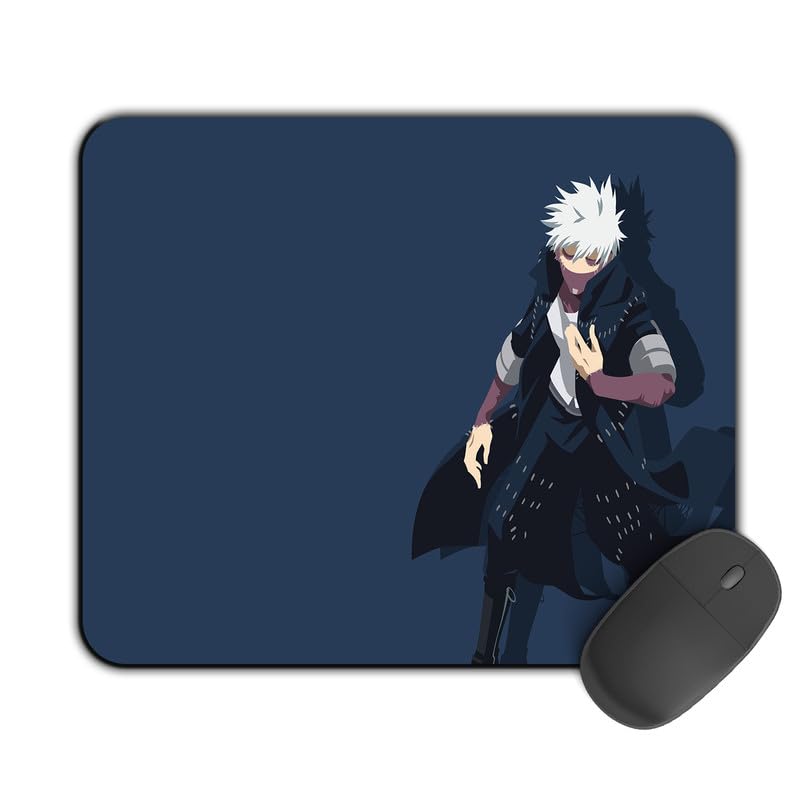 Printed Design Mouse Pad Dabi Illustration (200MM X 240 X 3MM) Enhance Gaming and Work Performance Comfortable and Precise Non-Slip Water Proof My Hero Academia Mouse Pad.