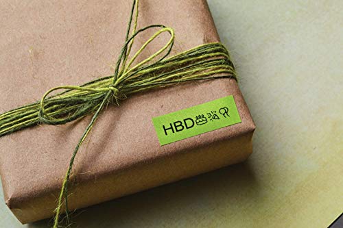 Fita Para Rotulador Eletrônico, Imex, Dymo, 12mmx3mts, Poli Glitter, Preto e Verde