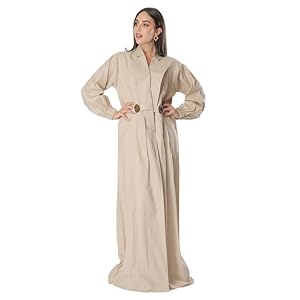 MOi STREET Women Linen Coat Style Abaya – Mo...