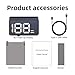 AZIJYV W2 White Heads Up Display for Cars Digital Speedometer for Car Speedometer for Car with Speed, Triple Over-Speed Alarm, Auto Light Sensor, HUD Speedometer Universal Fit for All Vehicles