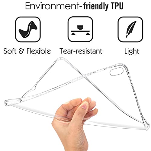 Hborna Clear Case For Ipad 10Th Generation 10.9 2022, [Yellowing Resistant] Slim Soft Lightweight Tpu Back, Transparent Soft Cover For Ipad 10 Gen Clear (10.9 Inch) #TOP3