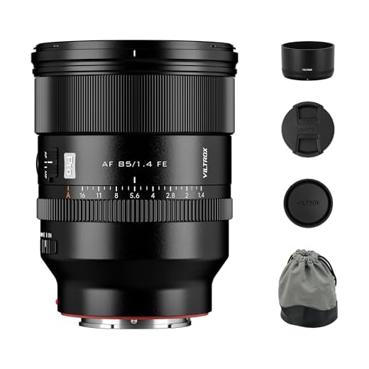 VILTROX AF 85mm F1.4 Pro FE Vollformatobjektiv für Sony E-Mount, 85mm f/1.4 Autofokus-Portrait-Prime-Objektiv, kompatibel mit Sony a7RIV a9 a7RII a7RIII a7III a7C FX3 ZVE1 A1 a6600 a6700 a6400 ZV-E10