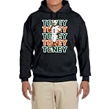 Miami Malachi Toney Text Pic Hooded Sweatshirt Hoodie YOUTH XL