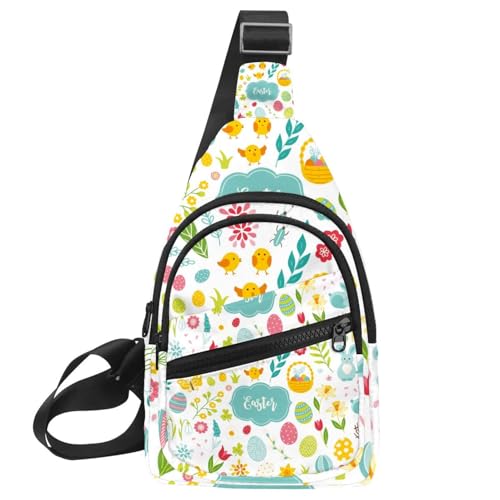 Mochila bandolera para hombre con diseño celestial y tejido impermeable