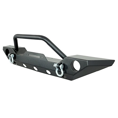 Paramount Automotive Restyling 51-0328 07-16 Front Black Bumper With Oe Fog Light Port (Jeep Wrangler Jk Sport) #TOP4