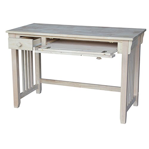 International Concepts Mission Solid Hardwood Computer Desk #TOP24