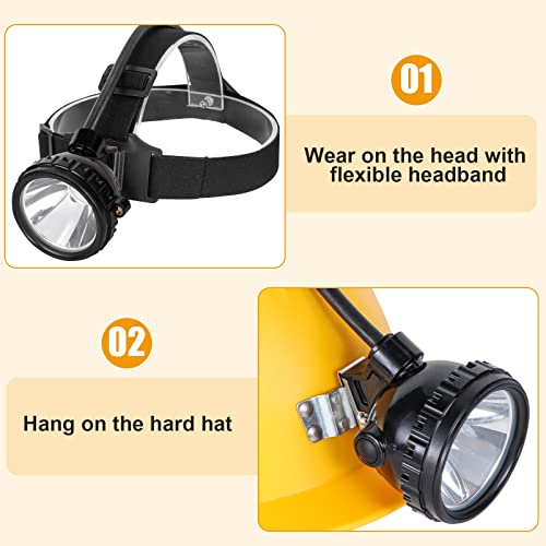 Linterna frontal LED de minería KL6M.Plus robusta con chasis de alta resistencia 8
