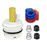 ALITZ DA603566 Compatible with Genuine DANZE DA603566 Washerless Cartridge Square Stem with Temperature Limit Stops and seats, springs for Single Handle Tub & Shower 2 1/16' length