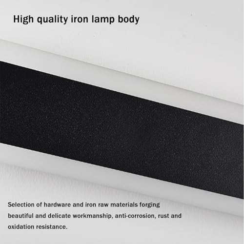 Lámpara de pared LED interior de 2700K-6500K regulable con mando aplique blanco de 40cm 3