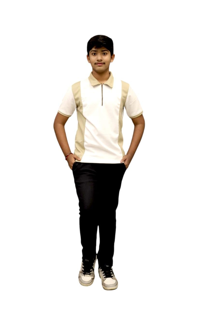 Yuvina Fashion Boy's Colorblock Half Zip Polo T-Shirt and Slim Fit Trouser Set - Review, Price and Buying Guide