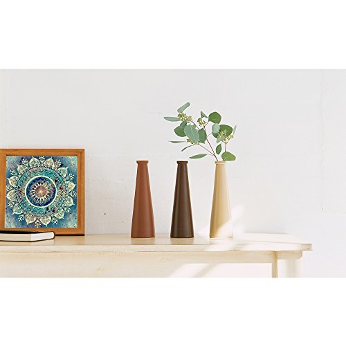 Haimay 4 Pack Diy 5D Diamond Painting Kits Full Drill Rhinestone Painting Mandala Diamond Pictures For Wall Decoration, Mandala Diamond Paintings Style (Canvas 10×10 Inches) #TOP3