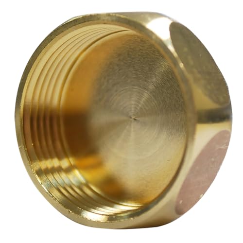 Boutté – Bouchon laiton femelle 15x21 (1/2”) Or – Fermeture étanche de robinetterie