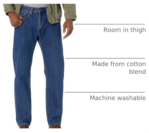 Image of Levi's Men's 505 Regular Fit Jeans (Also Available in Big & Tall)