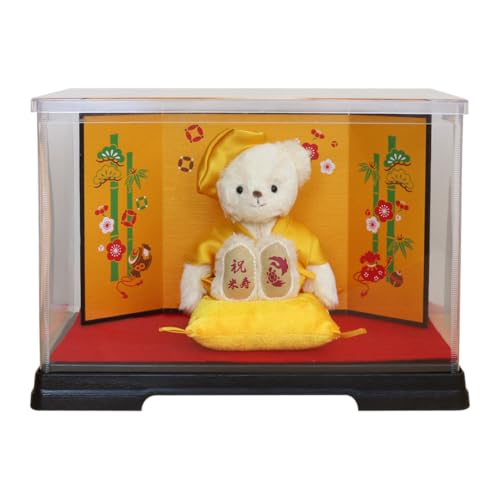 プティルウ 米寿ベア 金屏風ケース