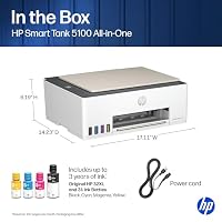 HP Smart Tank 5100 Wireless All-in-One Refillable Printer, Scanner, Copier with up to 3 Years of Ink Included, Best-for-Home, Cartridge-Free, AI-Capable (9B2D1A) — image 5