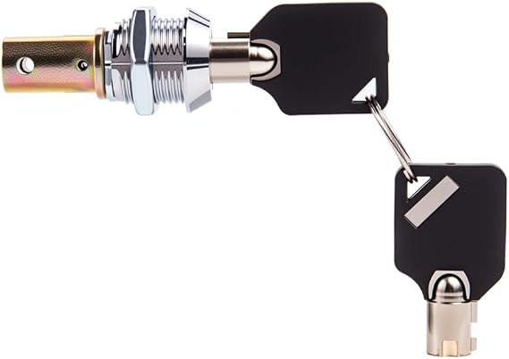 Toolbox Lock with Keys Replacement Lock Compatible with Craftsman Tool Cabinets, Tool Chest, Drawer, and Storage Box Secure Cabinet Locking System (1 Pack)