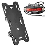 Pour Sportster S 1250 pour RH1250 support de support de plaque d'immatriculation de moto avec accessoires de cadre de plaque d'immatriculation latérale de signal lumineux LED.