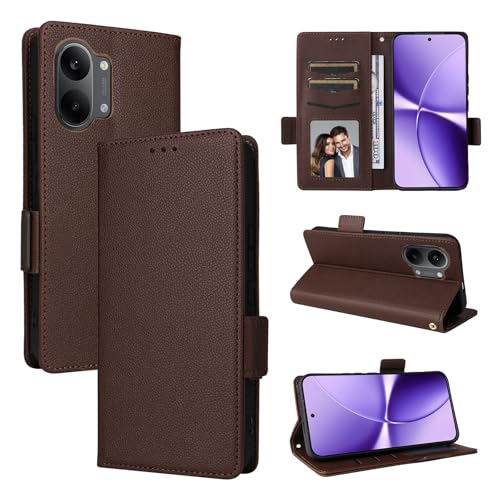 �X�}�z�P�[�X �Ή��@�� for Tecno Spark Go 3 / Pop 20 �X�}�z�P�[�X�y�t���b�v�X�^���h�E�}�O�l�b�g�J�E�J�[�h�X���b�g�t���E�H���b�g�z Brown