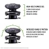 KontrolFreek FPS Freek Battle Royale Nightfall for PlayStation 4 (PS4) and PlayStation 5 (PS5) | Performance Thumbsticks | 2 High-Rise Convex Black