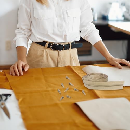 Miniatura 5 de Cremalleras Por Metros Para Coser, Cremallera Continua Beige, Kit De Cremallera Espiral Reforzada 5m De Nailon Y 12 Deslizadores, Para Bolsas De Ropa, Ropa De Cama