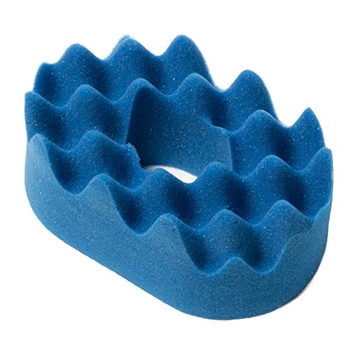 Alex Orthopedic Donut Pillow for Piercings and Ear Protection – Ear Guard Side Sleeper Pillow, Piercing Relief pillow– Medicated Ear Protector Pillow with Hole for Drainage and Airflow- Blue