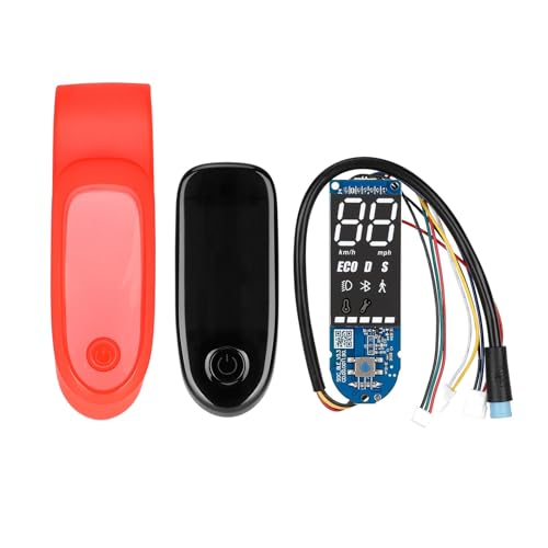 Szwaldaper XCb`pl Bluetooth {[hpl VRیJo[ vfBXvCLbg Ninebot F40 F30 F25 F20 p[cp dXN[^[̃fBXvC(1 Set Red)