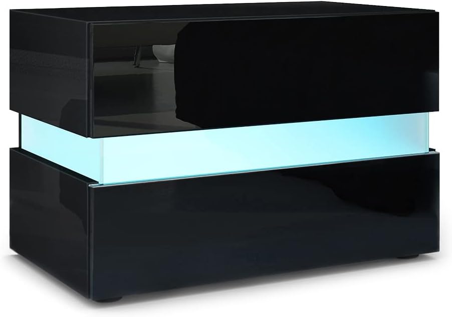 Vladon Flow table de chevet LED vue 1