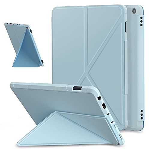 E Net-Case Origami Case For All-New Amazon Fire Hd 10 & Fire Hd 10 Plus Tablet (Only Compatible With 11Th Generation 2021 Release) - Multi Angle Magnetic Standing Cover With Auto Sleep/Wake (Sky Blue) #TOP7